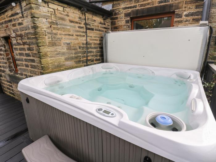 The Old Post Office in Holmfirth in West Yorkshire. Grand 7-bedroom home with hot tub and EV charger