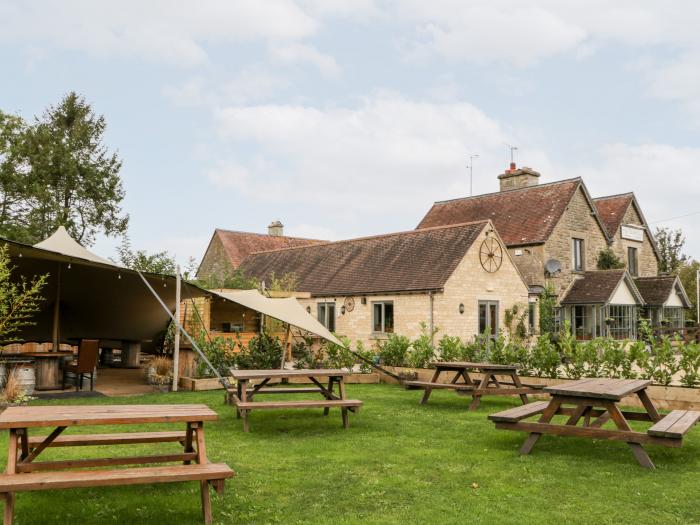 Hazel is in Kemble, Gloucestershire. Romantic. Next to a pub. Near Cotswolds AONB. Countryside views