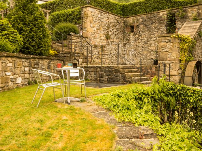 The Mill, Great Longstone in Derbyshire. In National Park. First-floor apartment with shared garden.