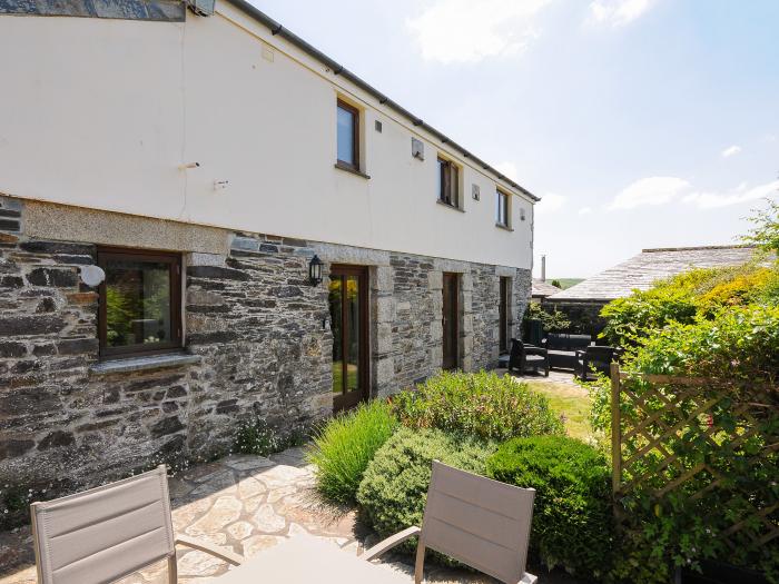 Great Brightor Cobb Barn, St Kew Highway, Cornwall, Countryside, Enclosed Gardens, Woodburning Stove