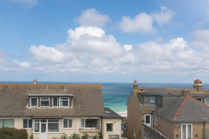 Spernenwyn in St Ives, Cornwall, sea glimpses, central location, off-road parking, enclosed garden.