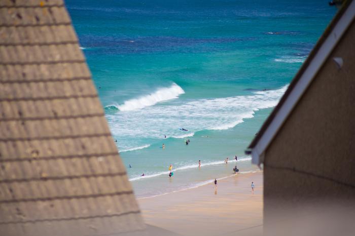 Spernenwyn in St Ives, Cornwall, sea glimpses, central location, off-road parking, enclosed garden.