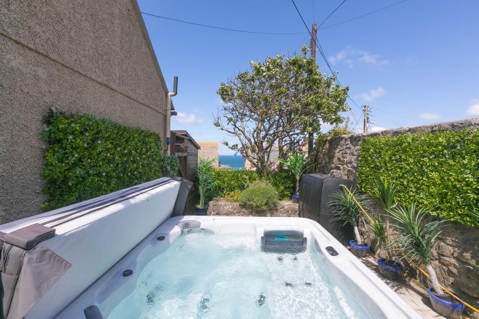 Spernenwyn in St Ives, Cornwall, sea glimpses, central location, off-road parking, enclosed garden.