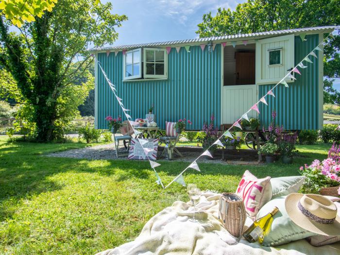 Gwithian Shepherds Hut nr Hayle, Cornwall. On-site fishing lake, off-road parking, woodburning stove