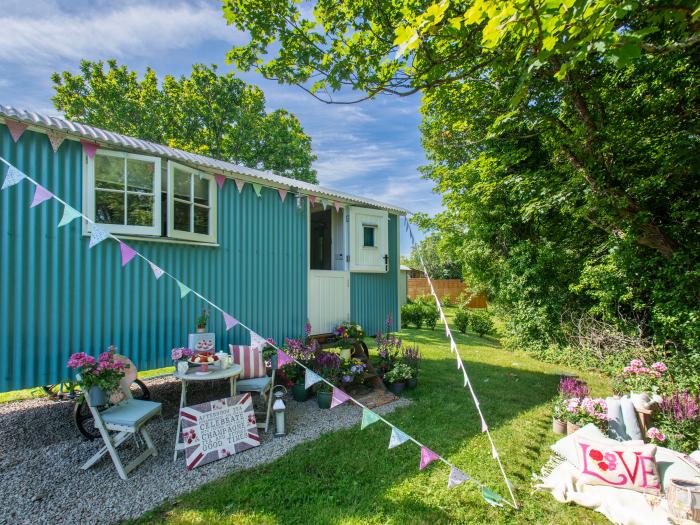 Gwithian Shepherds Hut nr Hayle, Cornwall. On-site fishing lake, off-road parking, woodburning stove