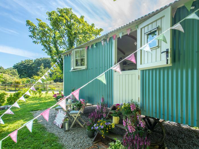 Gwithian Shepherds Hut nr Hayle, Cornwall. On-site fishing lake, off-road parking, woodburning stove