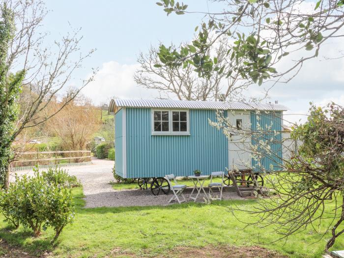 Gwithian Shepherds Hut nr Hayle, Cornwall. On-site fishing lake, off-road parking, woodburning stove