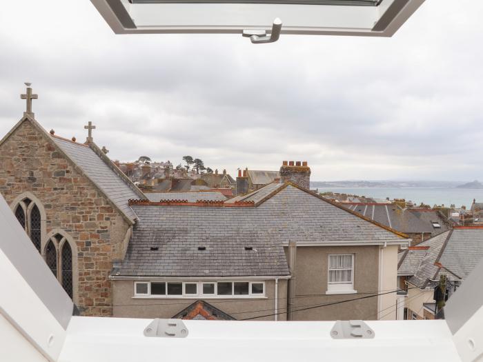 The Lookout, Penzance, Cornwall, can sleep four guests in two bedrooms.