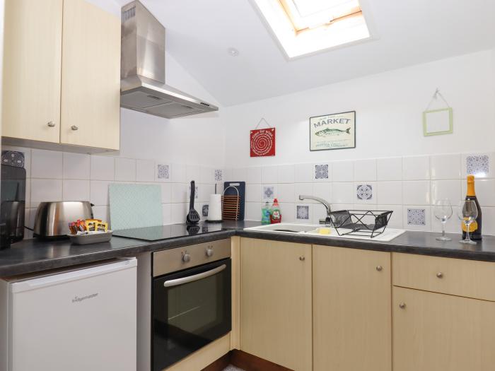 Cornerside in Stokeinteignhead, Devon, apartment, set above village shop, Smart TV and pet-friendly.