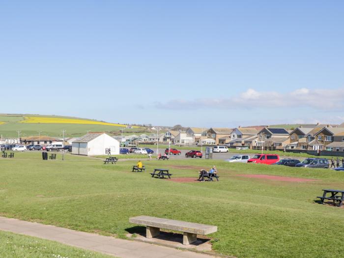 Seaspray in St Bees in Cumbria. Near National Park. Single-storey, two-bedroom home, welcoming pets.