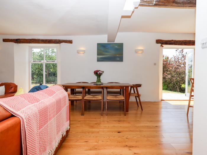 Upcott Farm in Morchard Bishop, Devon. Detached farmhouse. Country setting. Extensive garden. Pets.