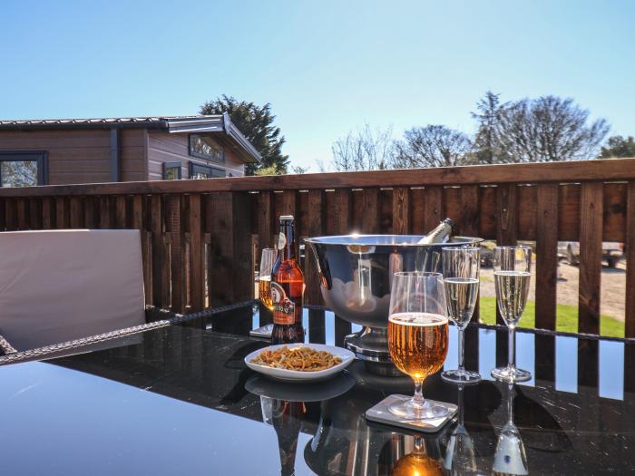 Lilac Lodge, Runswick Bay, Near Staithes, North Yorkshire, North York Moors National Park, Decking