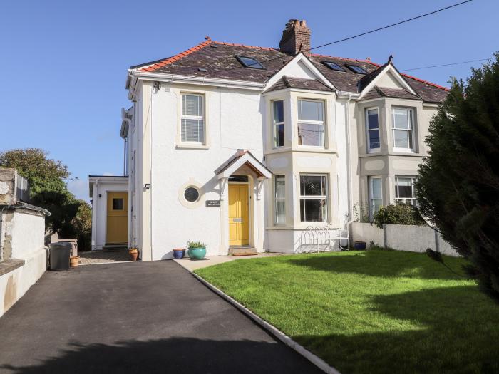 Green Meadows in Newport, Pembrokeshire. Four-bedroom, stylish home with enclosed garden. Near beach