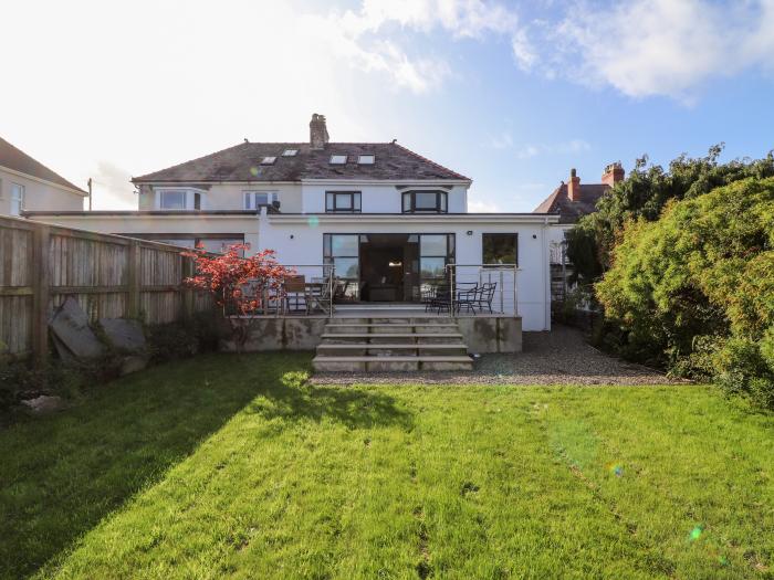 Green Meadows in Newport, Pembrokeshire. Four-bedroom, stylish home with enclosed garden. Near beach