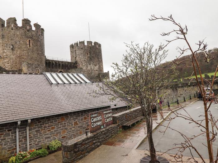 The Old Coach House in Conwy, North Wales. First-floor apartment with views of Conwy Castle & Walls.