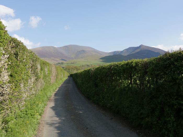 Elm Lodge, Keswick, Cumbria, The Lake District National Park. Single-storey lodge, Ground-floor, TV.