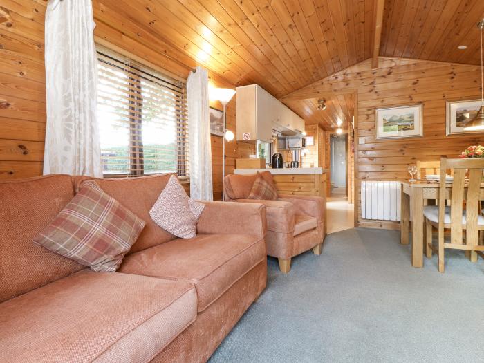 Ennerdale Lodge, Burnside Park near Keswick, Cumbria. Off-road parking. Close to a shop and pub. TV.