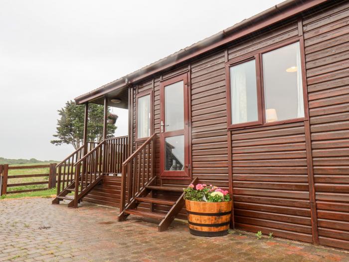 Handale Banks Farm Lodge in Liverton, North Yorkshire. Three-bedroom lodge set near a National Park.