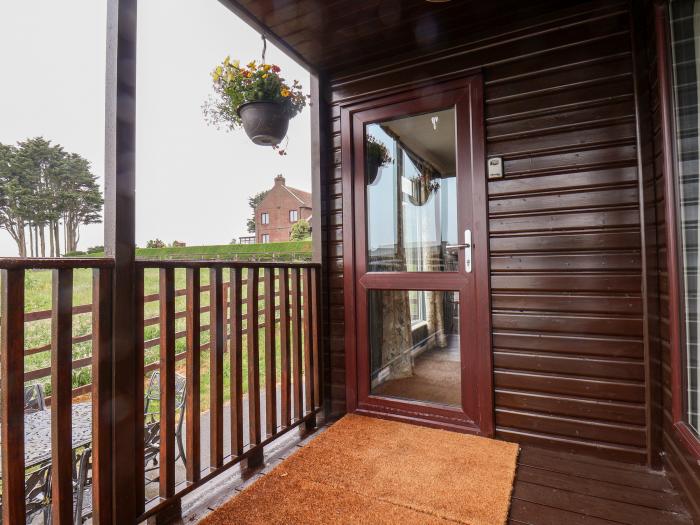 Handale Banks Farm Lodge in Liverton, North Yorkshire. Three-bedroom lodge set near a National Park.