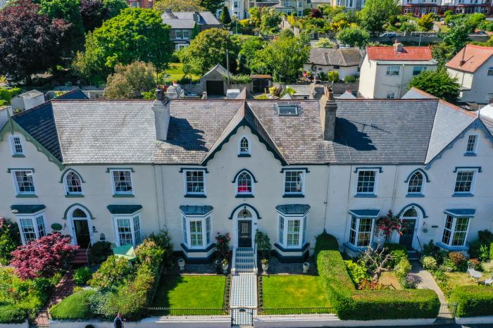 Abbey Lodge, Llandudno, Conwy. Five-bedroom, Grade II listed home & garden. Near a beach.