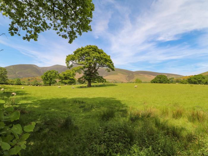 Borrowdale Lodge in Keswick, Cumbria. In a National Park. Off-road parking. Pet-free. Mountain views