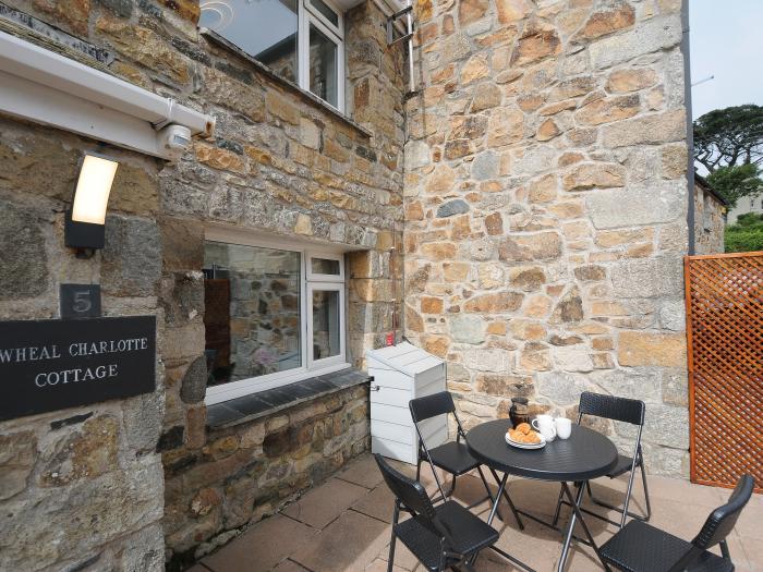 Wheal Charlotte Cottage nr Goldsithney, Cornwall. Two-bedroom cottage with sea views and near beach.