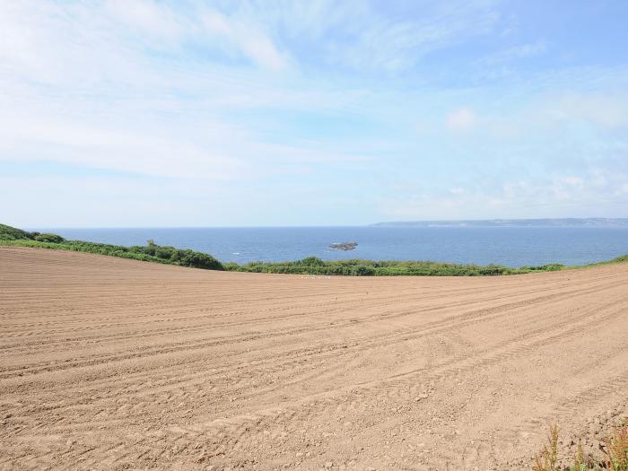 Wheal Charlotte Cottage nr Goldsithney, Cornwall. Two-bedroom cottage with sea views and near beach.