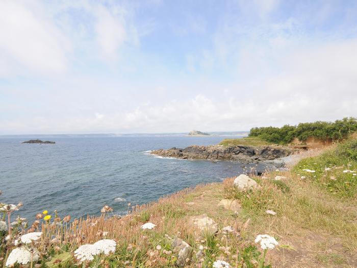 Wheal Charlotte Cottage nr Goldsithney, Cornwall. Two-bedroom cottage with sea views and near beach.