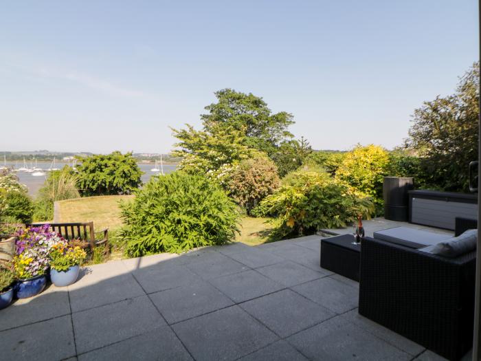 Riverview @ 1 Brunel View in Saltash. Sea views. Open-plan. Ground-floor living. Designated Parking.