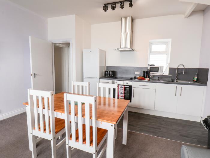 Apartment 10, Bridlington, East Riding of Yorkshire. Sea views. Open-plan. Close to beach and shops.