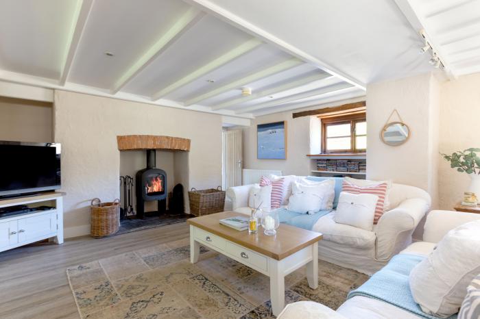 The Coach House is near Padstow, in Cornwall. Four-bedroom, stylish home with expansive garden. Pets