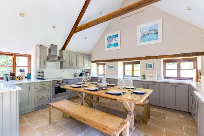 The Coach House is near Padstow, in Cornwall. Four-bedroom, stylish home with expansive garden. Pets