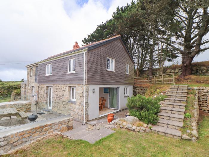 The Old Barn, St Just, Cornwall. Off-road parking. Woodburning stove. Original feature. Near a beach