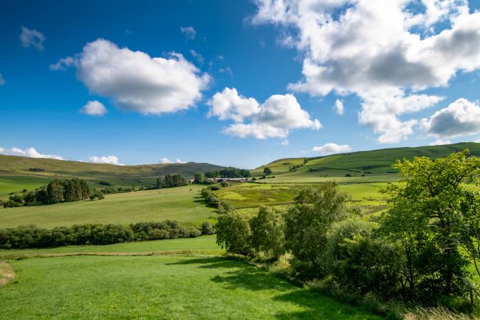 Fron Dderw, in Bala, Gwynedd. Nine-bedroom house with stunning countryside views across North Wales.