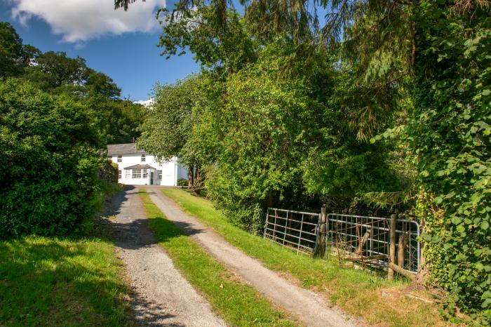 Fron Dderw, in Bala, Gwynedd. Nine-bedroom house with stunning countryside views across North Wales.