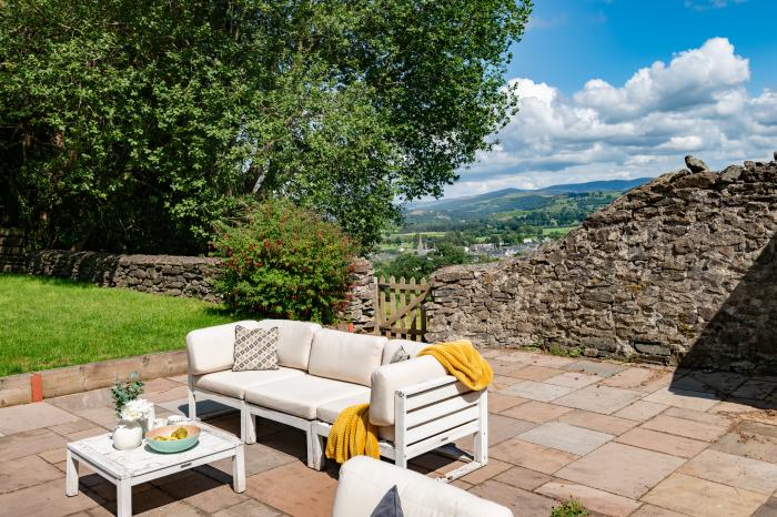 Fron Dderw, in Bala, Gwynedd. Nine-bedroom house with stunning countryside views across North Wales.