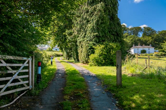 Fron Dderw, in Bala, Gwynedd. Nine-bedroom house with stunning countryside views across North Wales.