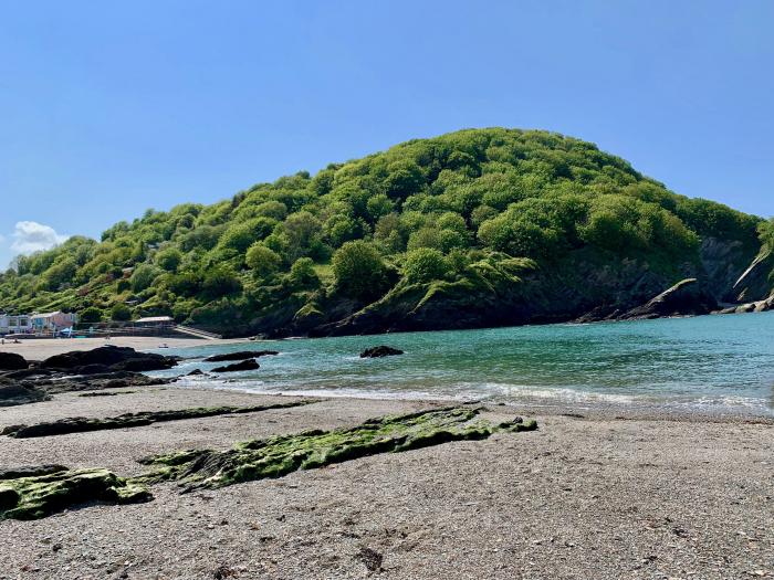 At the Bay Apartment, Hele Bay, Ilfracombe, Devon. Close to a shop, a pub and a beach. TV and Wi-Fi.