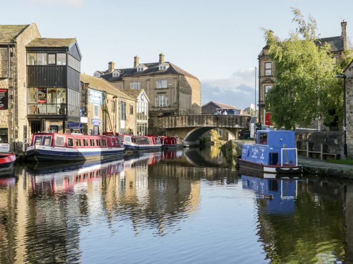 28 Water Street within Skipton, North Yorkshire. Mid-terrace cottage. Roadside parking & three beds.