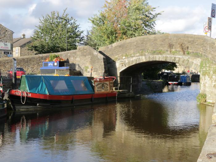 28 Water Street within Skipton, North Yorkshire. Mid-terrace cottage. Roadside parking & three beds.