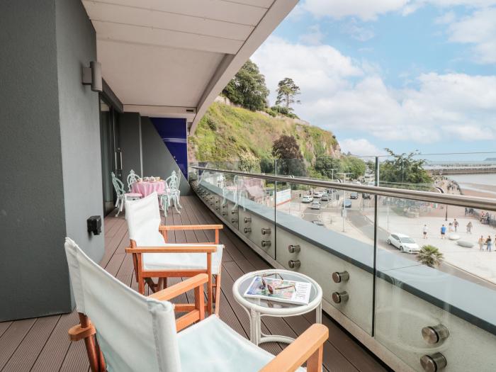 20 Abbey Sands, in Torquay, Devon. Two-bedroom apartment, overlooking the beach. Close to amenities.