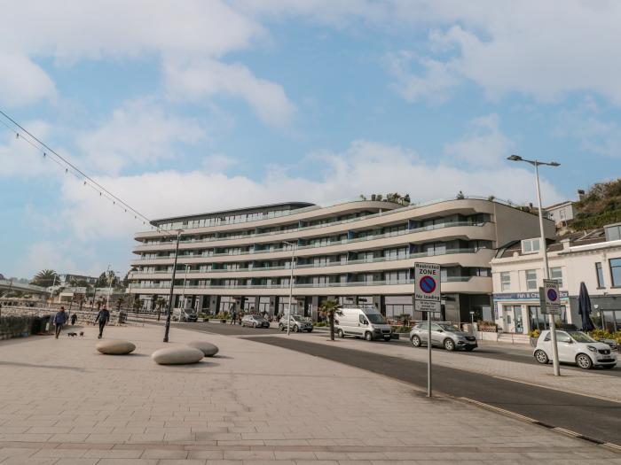 20 Abbey Sands, in Torquay, Devon. Two-bedroom apartment, overlooking the beach. Close to amenities.