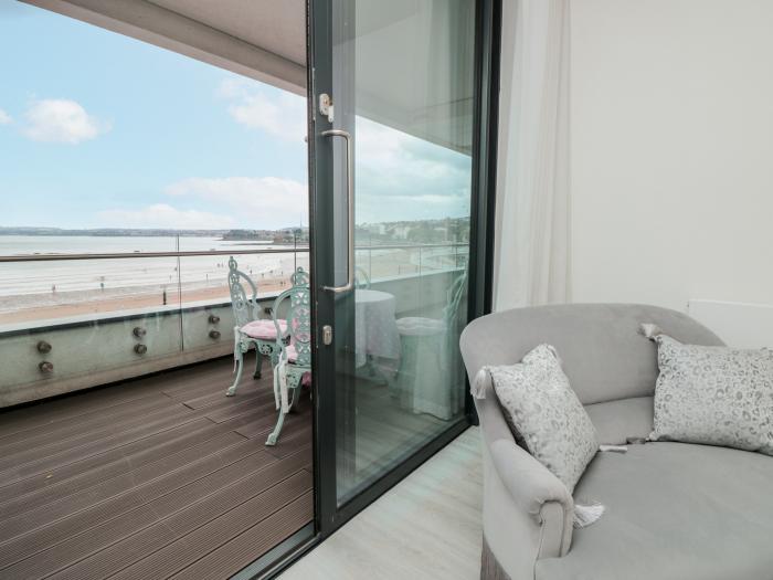 20 Abbey Sands, in Torquay, Devon. Two-bedroom apartment, overlooking the beach. Close to amenities.