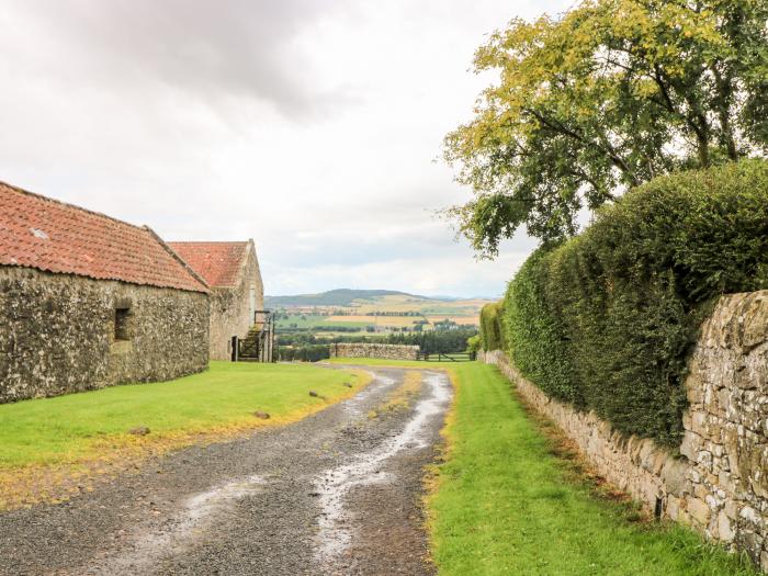 Katmoget in Scotstarvit near Ceres, Fife. Off-road parking. Single-storey. Enclosed garden. No pets.