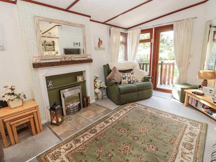 Evergreen Lodge nr Felton, Northumberland. Three-bedroom lodge with various on-site facilities. Pets