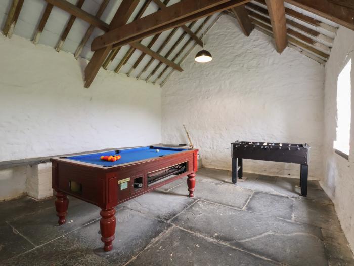 Segrwyd Uchaf in Denbigh, Denbighshire. Five-bedroom home with games room and EV charger. Near AONB.