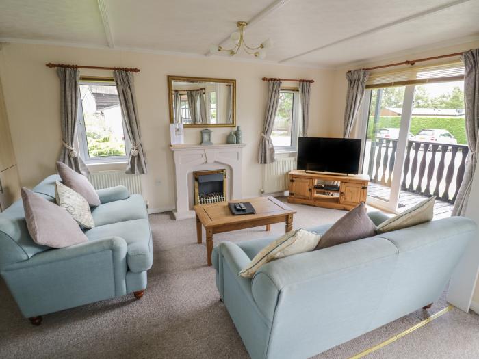 Snowdrop in Eardisland, Herefordshire. Off-road parking. Decking with furniture. On-site facilities.