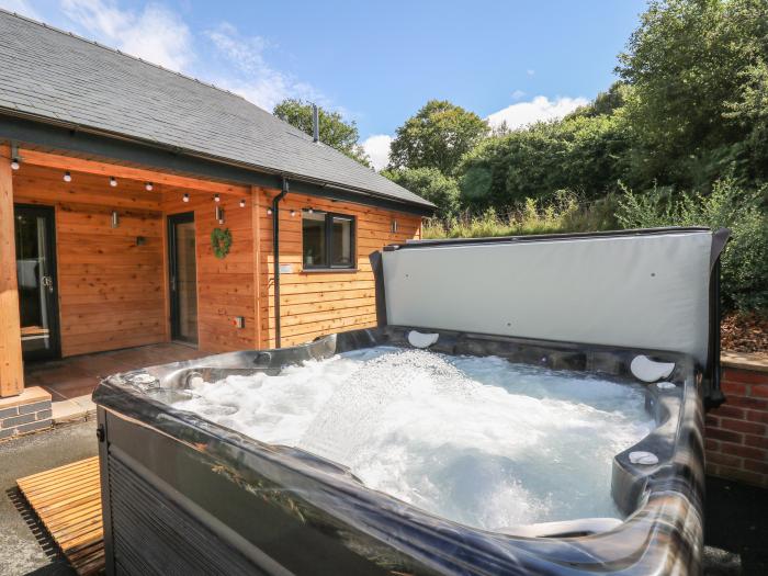 Harp Meadow, Presteigne, Powys. Three-bedroom home with hot tub and enclosed garden. Rural. Stylish.