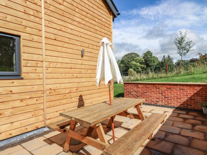 Harp Meadow, Presteigne, Powys. Three-bedroom home with hot tub and enclosed garden. Rural. Stylish.