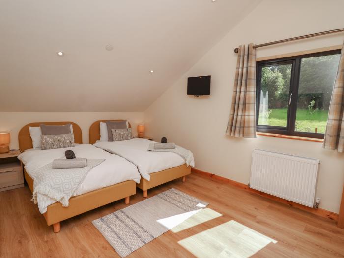 Harp Meadow, Presteigne, Powys. Three-bedroom home with hot tub and enclosed garden. Rural. Stylish.